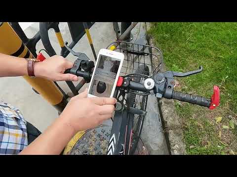 HL-143A Mountain Bike Bicycle Motorcycle Adjustable Handlebar Navigation Phone Holder Mount - YouTube Video