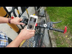 HL-143A Mountain Bike Bicycle Motorcycle Adjustable Handlebar Navigation Phone Holder Mount - YouTube Video