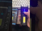 S03 4 x SMD 3030 + COB Strong Light USB Rechargeable LED Flashlight - YouTube Video