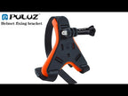 PULUZ Motorcycle Helmet Chin Strap Belt Mount for GoPro, Insta360, DJI and Other Action Cameras - YouTube Video