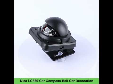 Nisa LC380 Car Compass Ball Car Decoration - YouTube Video