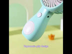 Cute Small Snail Handheld USB Rechargeable Fan Portable Mini Compact Pocket Fan(Blue) - YouTube Video