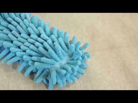Double Sided Flexible Chenille Changeable Dust Duster (Random Color Delivery) - YouTube Video