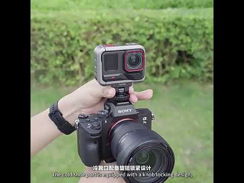 For Insta360 Flymile Quick-Release Cold Shoe Gimbal Magnetic Expansion Bracket(Black) - YouTube Video