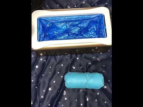 100 PCS Disposable Household T-shaped Shoe Cover - YouTube Video