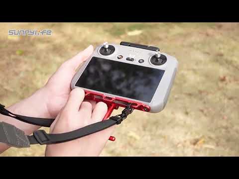 For DJI RC 2 / 1 Sunnylife ZJ764 Controller Handle Waist Support Tabletop Mount Neck Strap Hook Hanger Bracket (Black) - YouTube Video