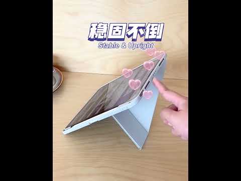 For iPad Air 11 inch 2026 / 2025 / 2024 XDcase Rice Grain Texture Y-fold Holder Smart Tablet Leather Case with Pen Slot(Black) - YouTube Video
