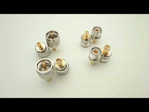 4 in 1 SMA To N RF Coaxial Connector Adapter - YouTube Video