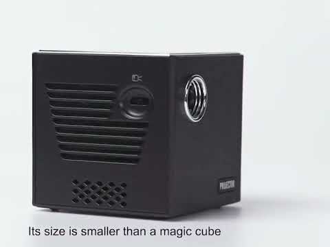 C80 DLP portable HD Projector 120-inch Giant Screen Projector Blu-ray 4K, Android 7.1.2, 2GB + 16GB US Plug - YouTube Video