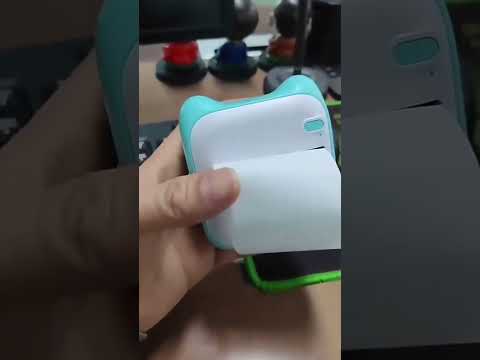 A31 Bluetooth Handheld Portable Self-adhesive Thermal Printer, Color: Pink - YouTube Video