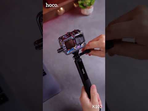 HOCO K102 Condor Camera Extension Rod Selfie Stick(Black) - YouTube Video