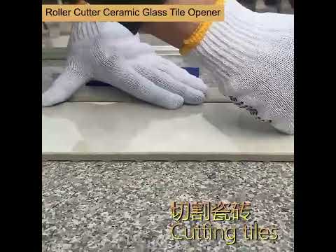 Multi-function Roller Cutter Ceramic Glass Tile Opener Fast Opening Divider - YouTube Video