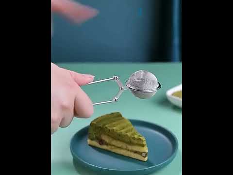 2 PCS Stainless Steel Sphere Mesh Tea Strainer Coffee Herb Spice Filter Tea Infuser - YouTube Video