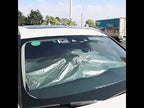 Car Windshield Telescopic Folding Thermal Insulation Parasol, Size: Large - YouTube Video