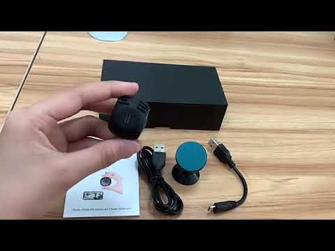 W8 Mini Camera HD 1080P Night Vision Battery Video Surveillance Wifi Smart Home Camera(White) - YouTube Video