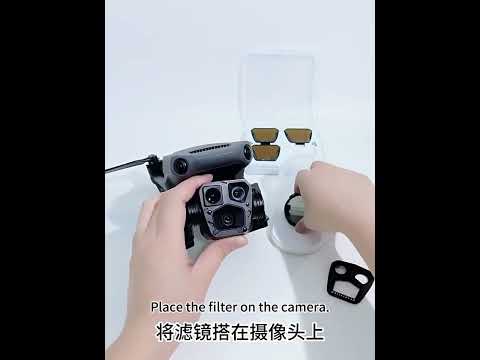 For DJI Mavic 3 Pro JSR KH Series Drone Lens Filter, Filter:MCUV - YouTube Video