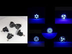 Highlight Motorcycle Rotating Brake Lights LED Tail Lights Modified Car Lights, Style: Windmill(Red) - YouTube Video