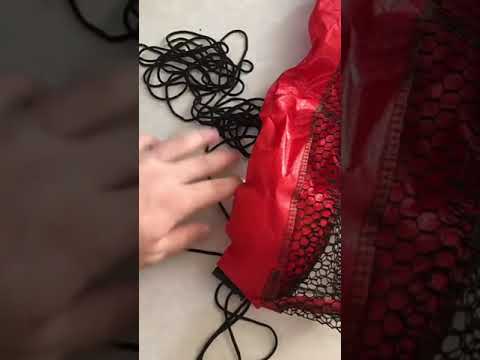 Invisible Fish Guard Thickened Beam Mouth With Ground Insert Net Bag To Loading Fish Bag, Specification: 40cm x 80cm  - YouTube Video