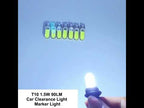 10 PCS T10 1.5W 90LM Car Clearance Light Marker Light, DC 12V(Ice Blue Light) - YouTube Video