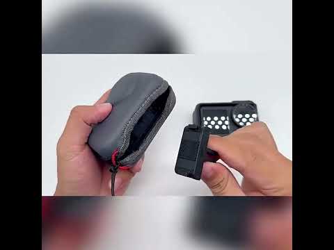 For DJI Osmo Action 5 Pro / 4 / 3 Mini Portable Body PU EVA Storage Bag (Black) - YouTube Video