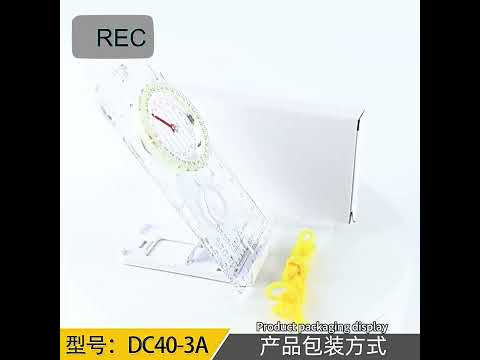 Nisa DC40-3A Outdoor Transparent Compass Map Scale - YouTube Video