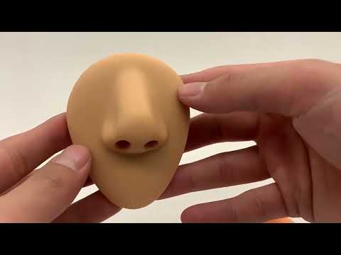 Simulation Facial Features Silicone Model Practice Display Props, Style:Belly Button(Black) - YouTube Video