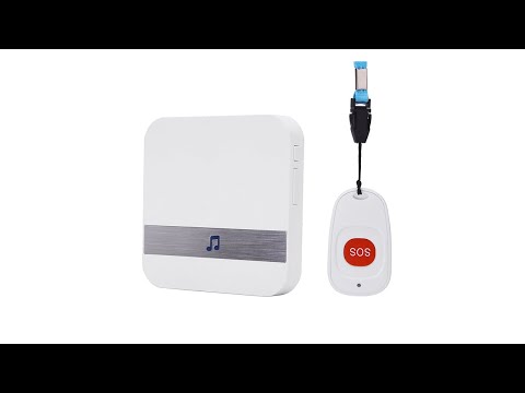 CACAZI C1 Smart Home Wireless Remote Control Doorbell, Style:US Plug - YouTube Video