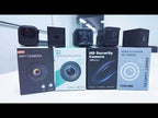 Remote Monitoring 2MP WiFi HD Night Vision Wireless Multi-Functional Camera(Black) - YouTube Video
