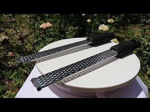 Portable Rectangle Stainless Steel Cheese Grater Tools Chocolate Lemon Fruit Peeler(PP bag packaging) - YouTube Video