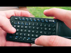 Rii X1 2.4G Mini Classic Wireless Keyboard Keypad And Mouse All-In-One Kit(Black) - YouTube Video