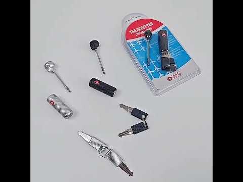 Customs Lock  Wire Rope Padlock Skull Customs Code Lock(Black) - YouTube Video