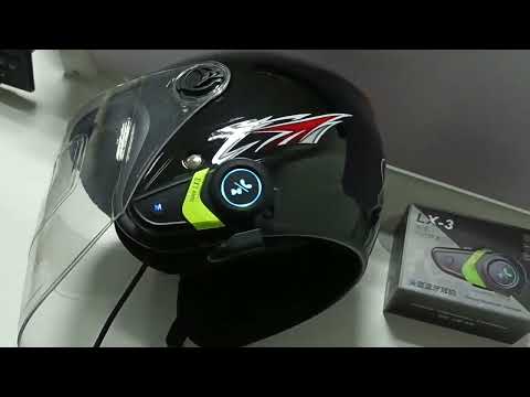 Motorcycle Helmet Call Music Navigation Bluetooth Headset, Color: Red(Hard Pipe Microphone) - YouTube Video