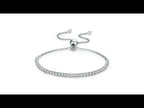 Affectionate S925 Sterling Silver Bracelet Adjustable Women Bracelet - YouTube Video