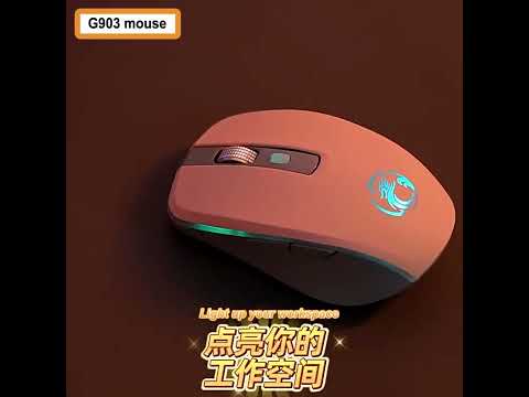 iMICE G903 Bluetooth Dual Mode 6-key Silent Wireless Gaming Mouse(Silver) - YouTube Video