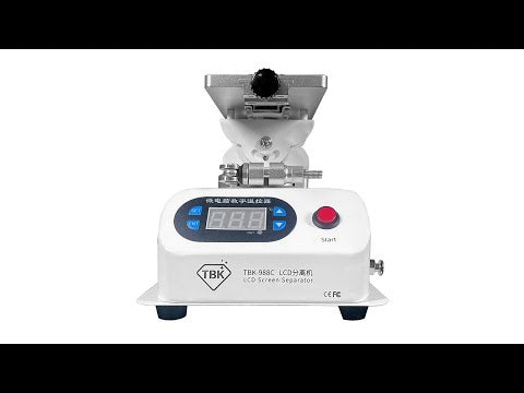 TBK 988C LCD Rotary Separator Middle Frame Remover - YouTube Video