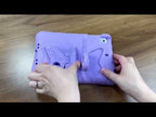 For iPad Air 11  2026 / 2025 / 2024 Butterfly Bracket EVA Shockproof Tablet Case(Pink Orange) - YouTube Video