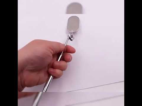 Car Universal Folding Telescopic Inspection Mirror Underbody Inspection Endoscope(Oval) - YouTube Video