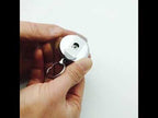 High Elasticity Retractable Wire Rope Key Ring Outdoor Anti-Lost Anti-Theft Retractable Key Ring Random Pattern Delivery(4 cm) - YouTube Video
