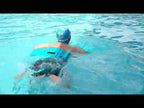 Fins Dual Purpose Back Float Children Beginner Swimming Aid Float Plate Hitting Water Striker(Cartoon Pattern) - YouTube Video