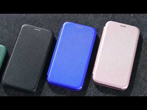 For Oukitel C32 Carbon Fiber Texture Flip Leather Phone Case(Pink) - YouTube Video