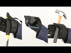 Kyncilor Velvet Warm Cycling Gloves Reflective Touch Screen Ski Water-repellent Elastic Gloves, Size: S(Black) - YouTube Video