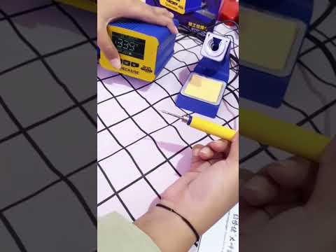 Mechanic 210MAX Dual Station Thermostatic Adjustable Digital Display Soldering Station, Plug:US - YouTube Video