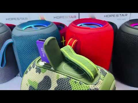 HOPESTAR P20 mini Waterproof Wireless Bluetooth Speaker(Black) - YouTube Video