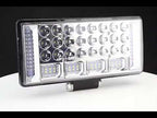 2 PCS WUPP CS-1243A1 Car 4 inch Square 20LEDs Highlight Work Light Modified Spotlight - YouTube Video