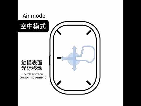 Cheerdots 2 Smart Magnetic Split Air Mouse Wireless Charging Bluetooth Dual Mode Mouse, Color: Black Basic - YouTube Video