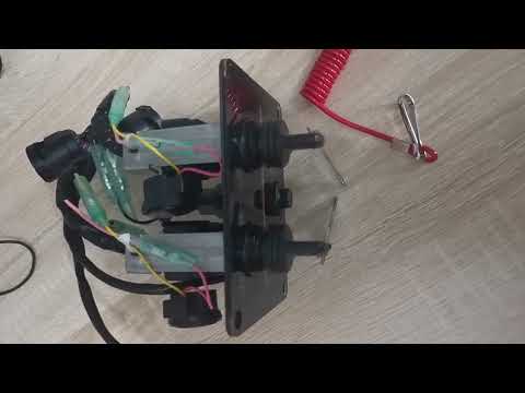 For Suzuki Outboard Key Ignition Switch Single Control Panel Starter Key 37100-96J24 - YouTube Video