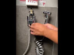 Toilet Mate Booster Flusher Toilet Cleaning Shower Set, Specification: Electroplated ABS Model - YouTube Video