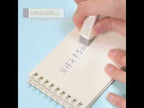 Deli 71115 Semi-frosted Pen Eraser Erasable Pencil Neutralizer Pen - YouTube Video