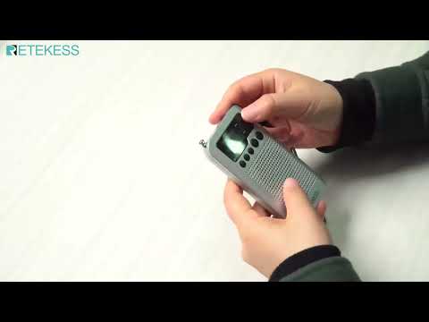 RETEKESS TR106 Portable Radio With Sleep Timer - YouTube Video