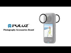 For Insta360 X3 PULUZ Lens Guard PC Protective Cover(Black) - YouTube Video